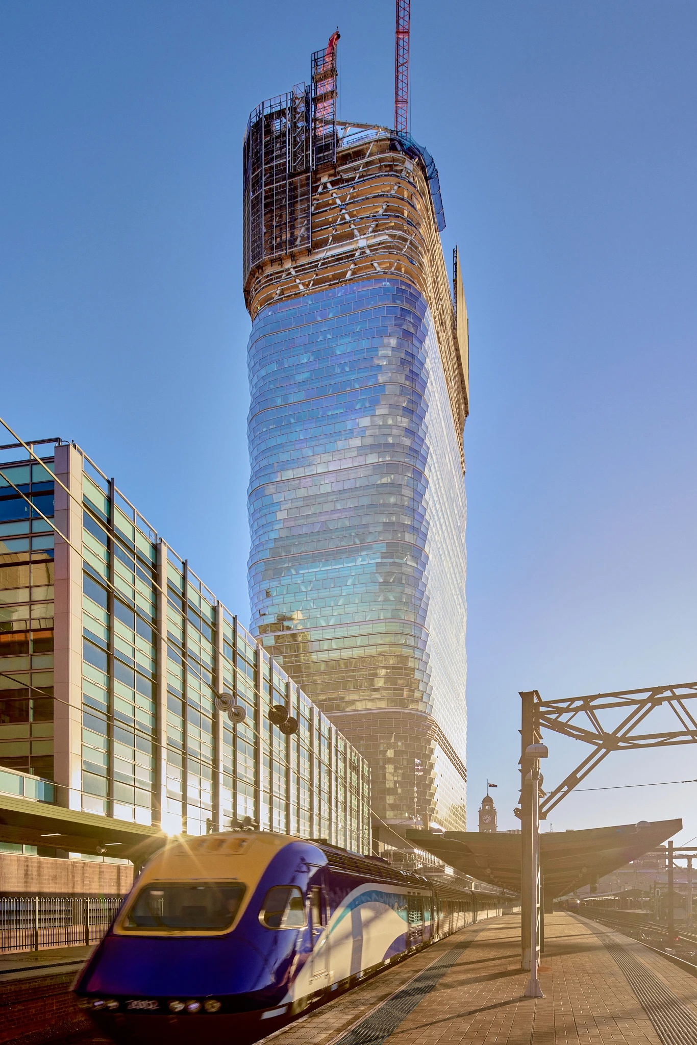 World’s Tallest Hybrid Timber Tower by SHoP and BVN Reaches Full Height in Sydney