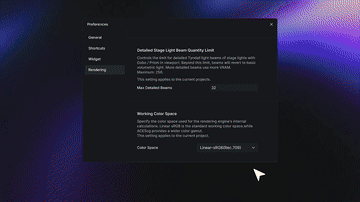 ACEScg Color Space preserves richer HDR color detail and supports professional ACES workflows