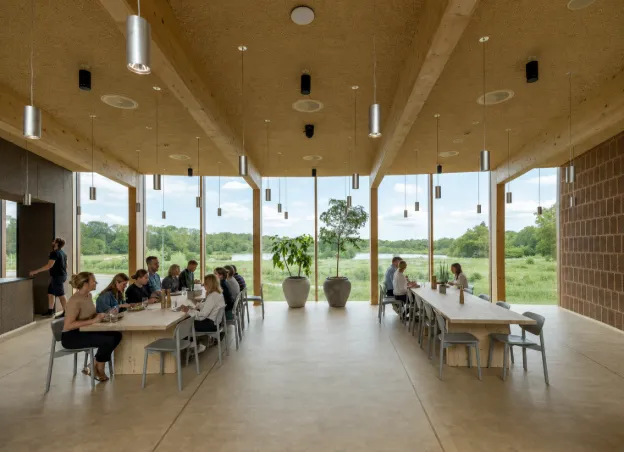 BIG Designs Dymak’s Circular Headquarters as a Living Showcase of Sustainable Materials
