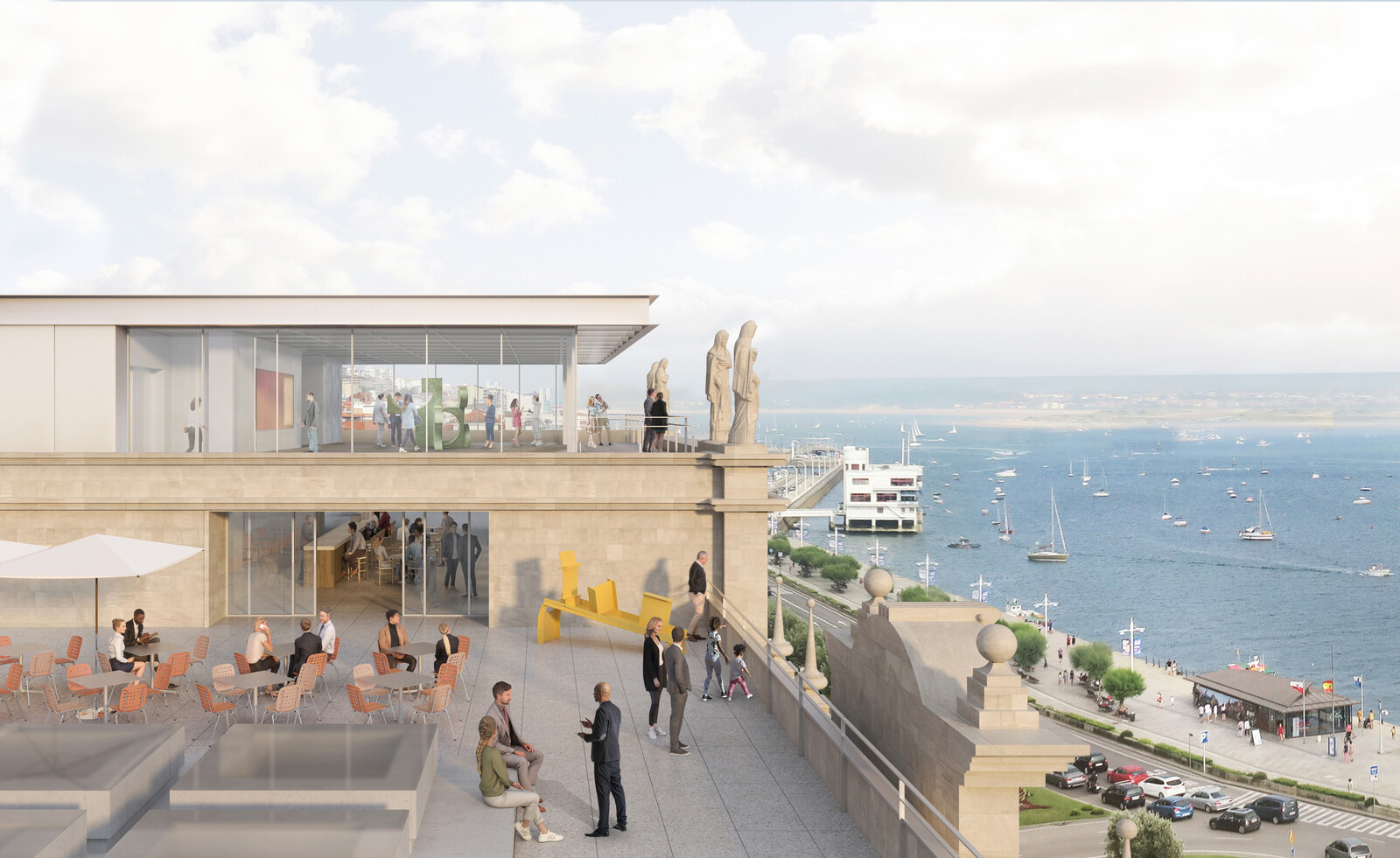 David Chipperfield Architects Reopen the Historic Pereda Building as Faro Santander