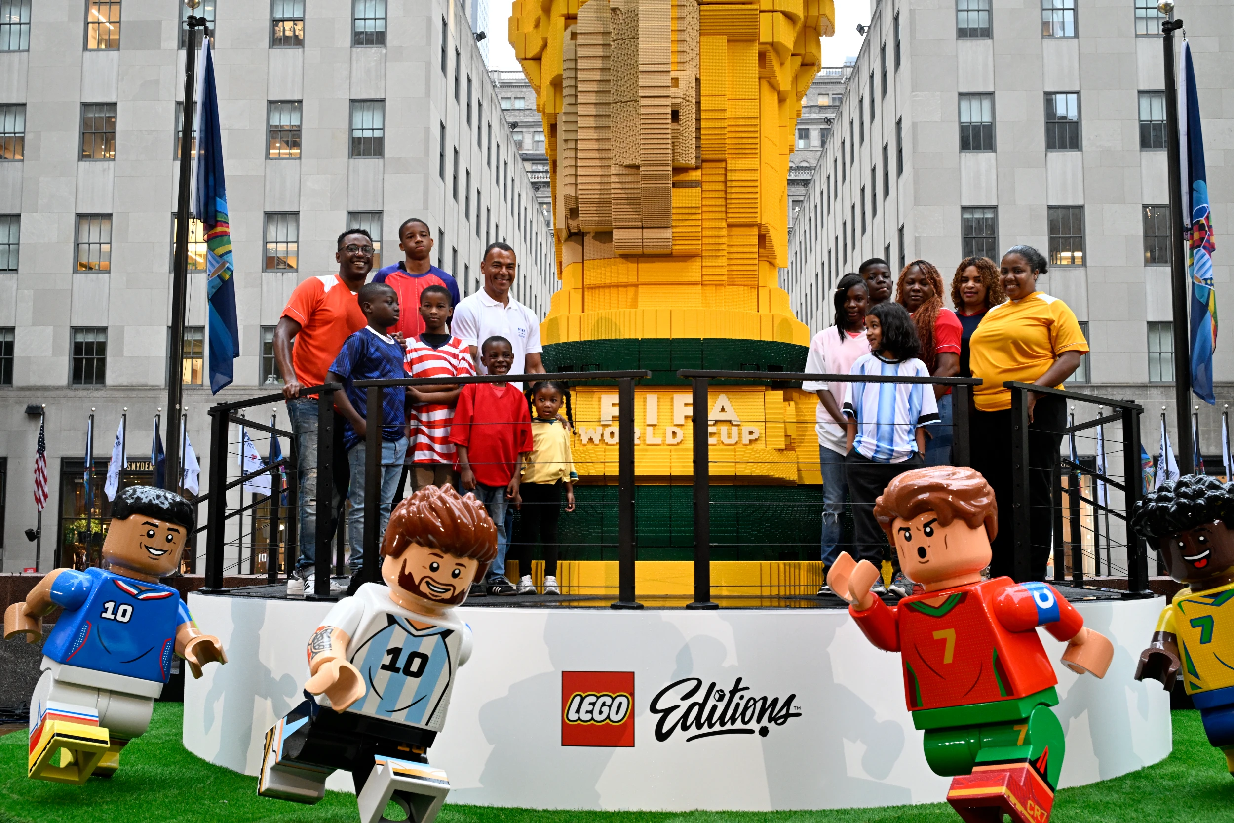 LEGO Builds the World's Biggest FIFA World Cup Trophy