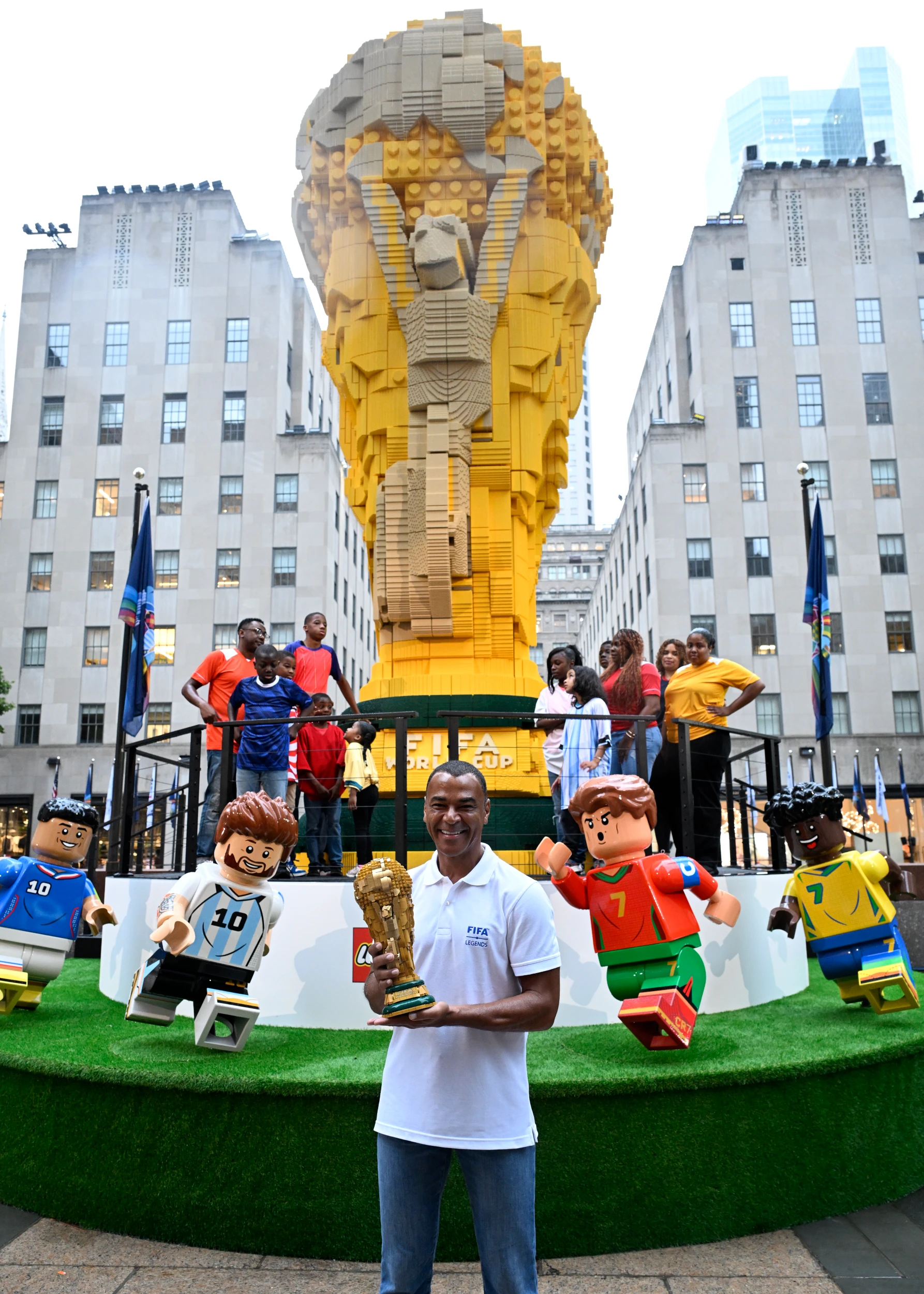 LEGO Builds the World's Biggest FIFA World Cup Trophy