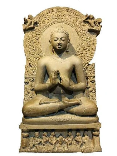Preaching Buddha, 5th Century CE, Archaeological Museum, Sarnath