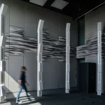 3D-printed panels by Gramazio Kohler Research merging acoustics with aesthetics