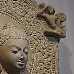 Statue of Buddha at Archaeological Museum Sarnath