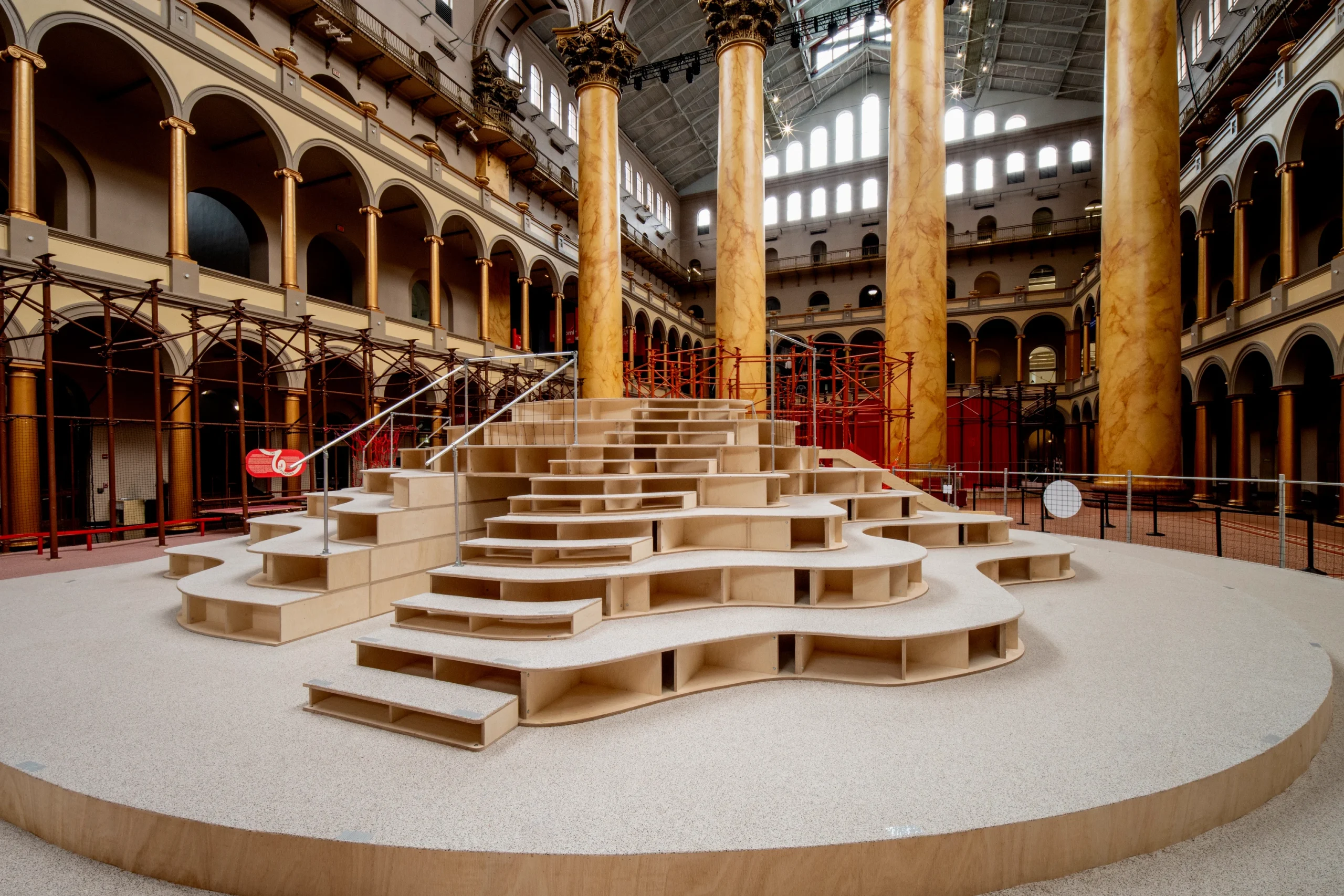 Snarkitecture Transforms the National Building Museum into an Immersive Indoor Playground