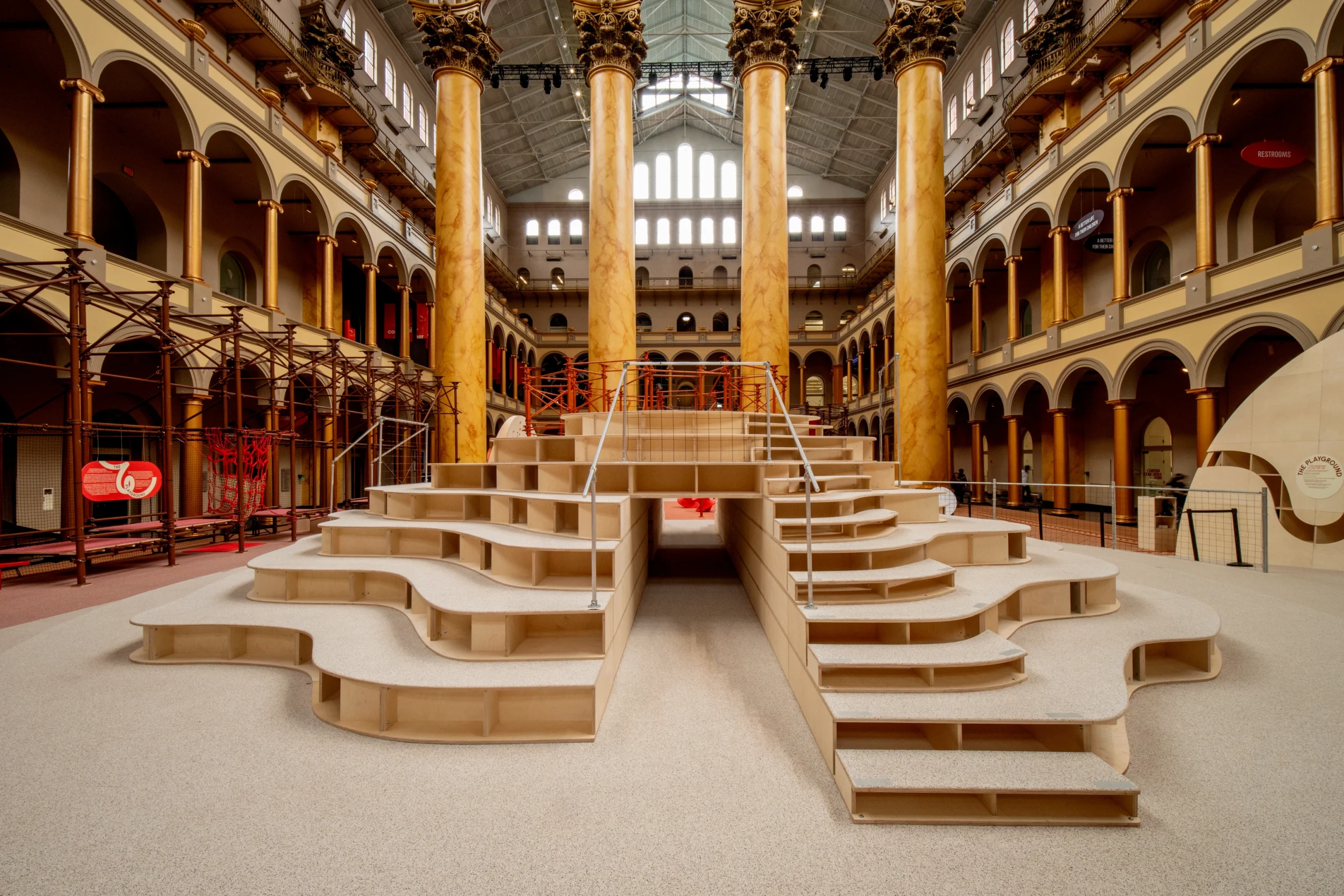 Snarkitecture Transforms the National Building Museum into an Immersive Indoor Playground