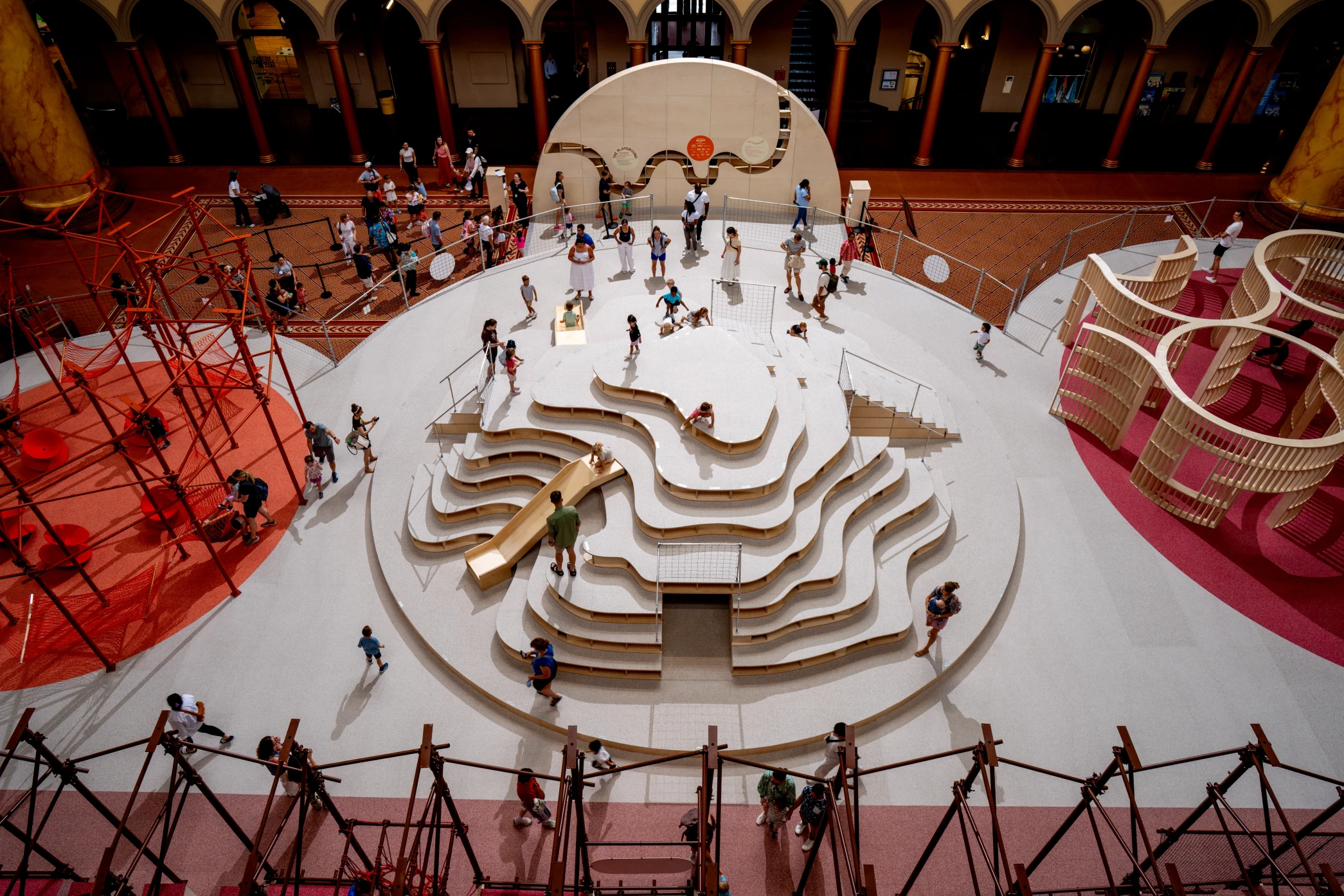 Snarkitecture Transforms the National Building Museum into an Immersive Indoor Playground