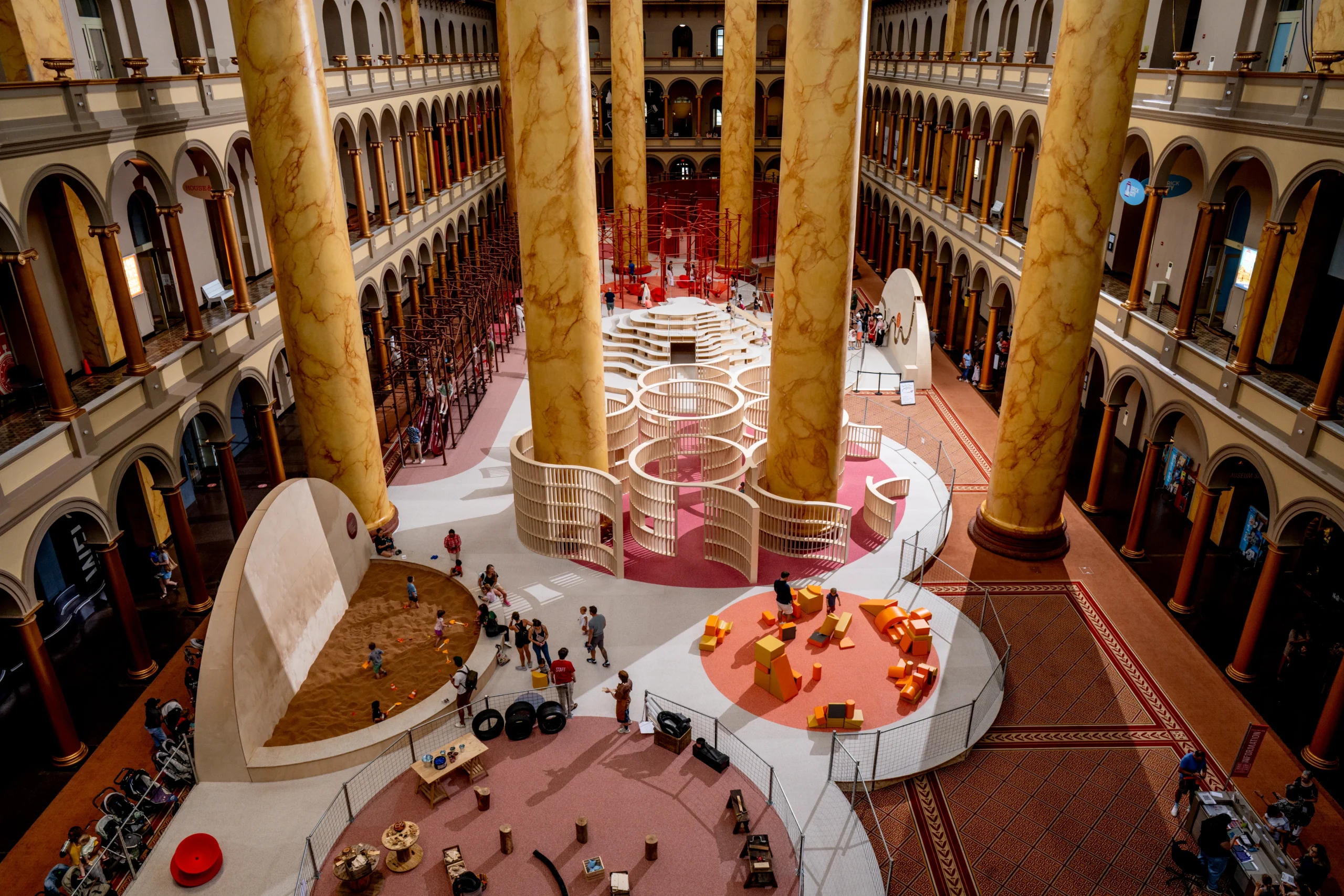 Snarkitecture Transforms the National Building Museum into an Immersive Indoor Playground
