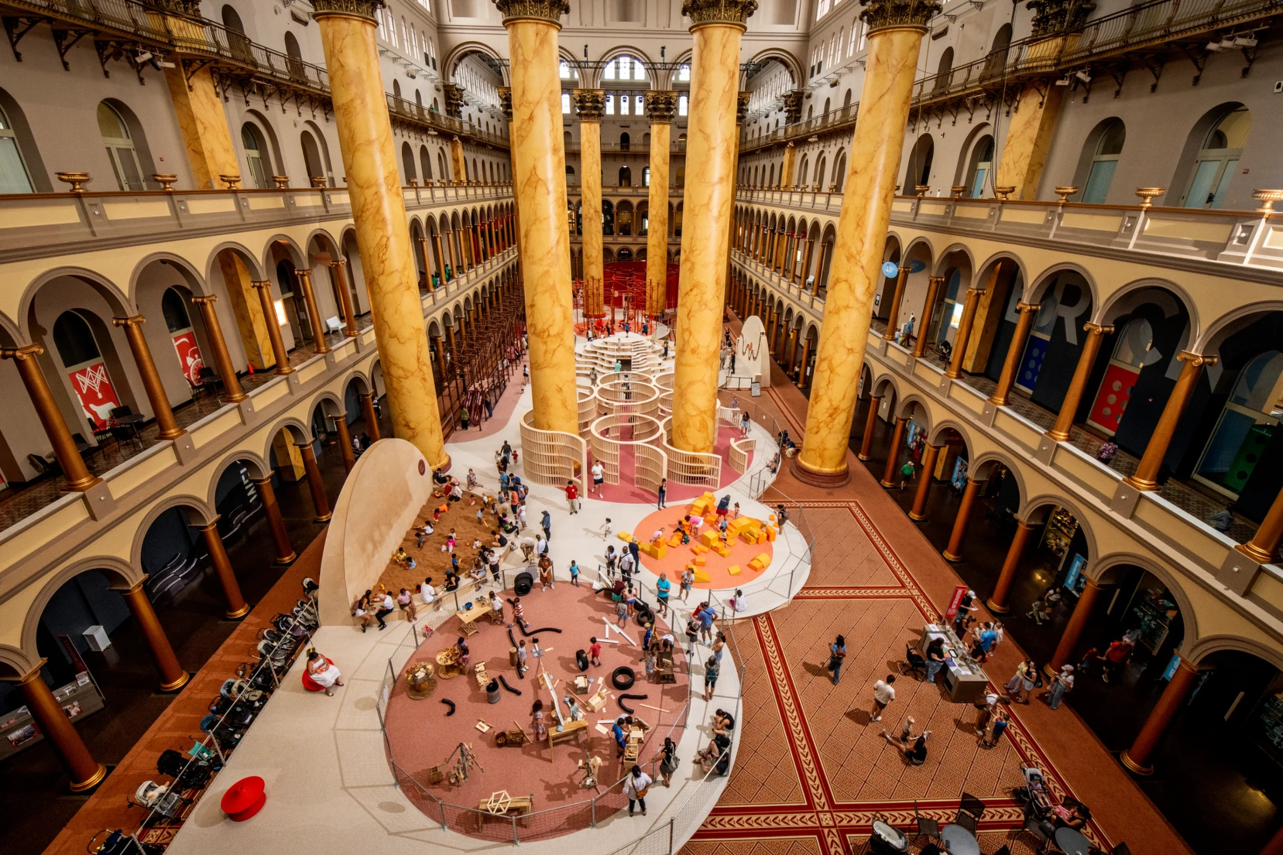 Snarkitecture Transforms the National Building Museum into an Immersive Indoor Playground
