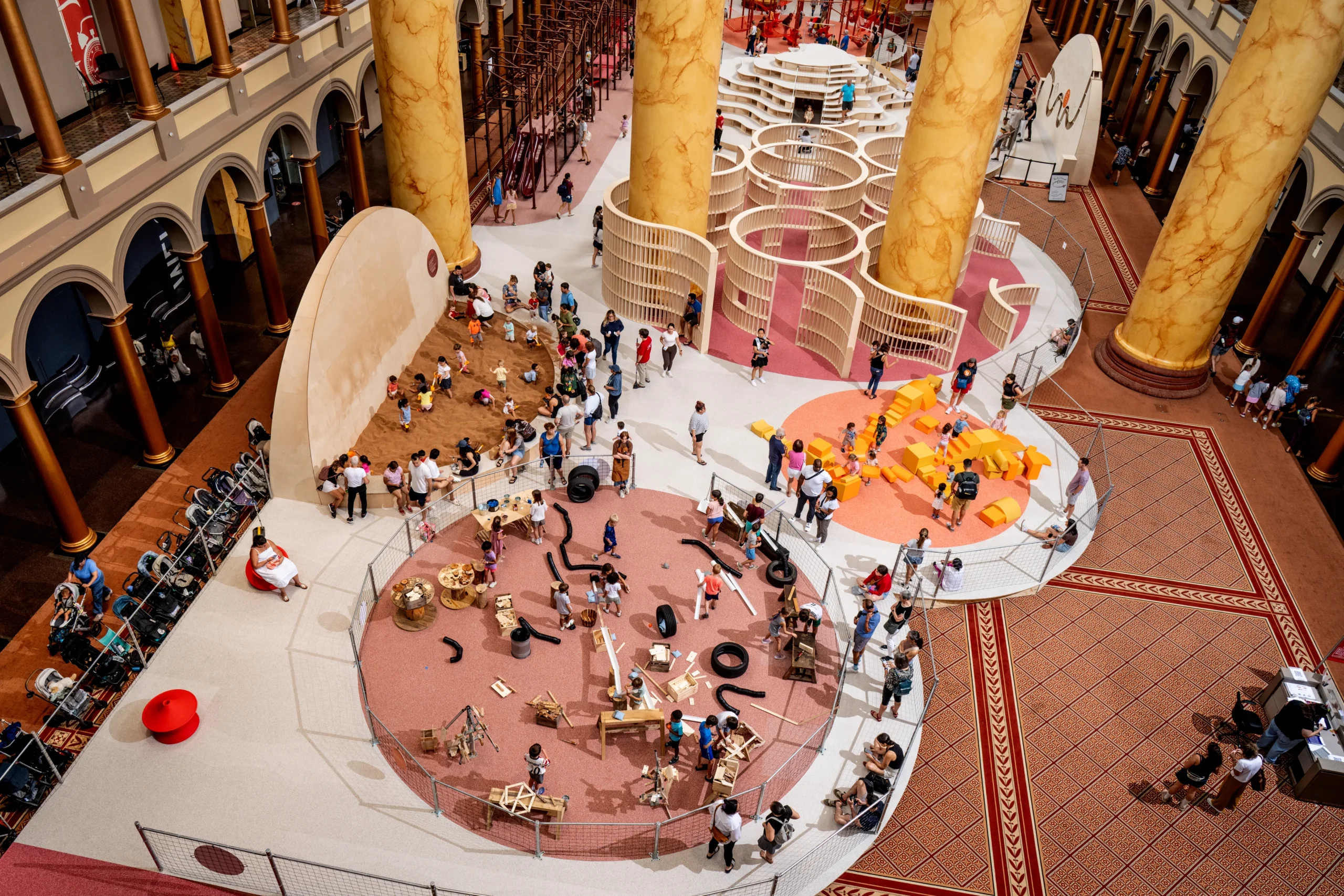 Snarkitecture Transforms the National Building Museum into an Immersive Indoor Playground