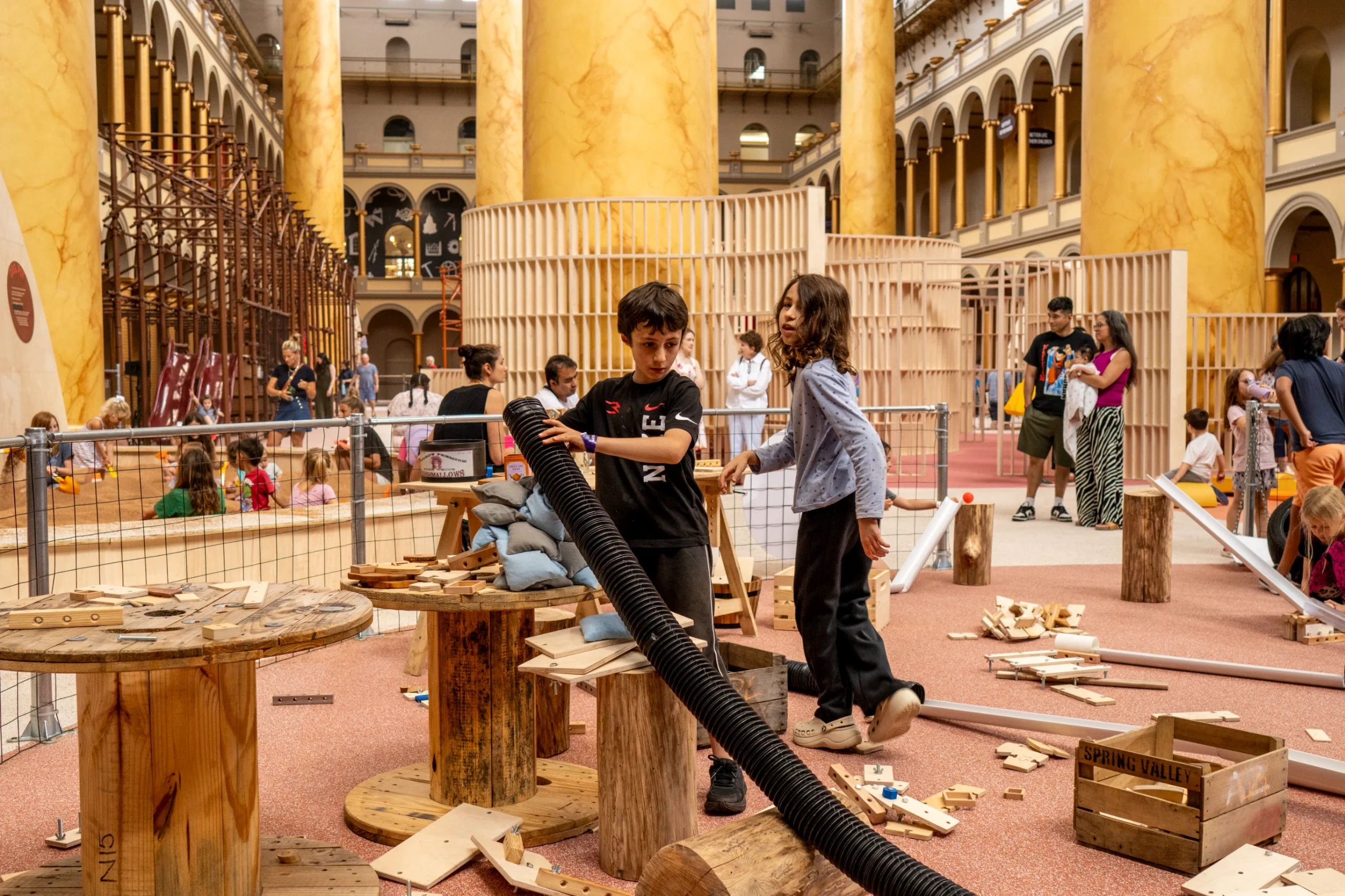 Snarkitecture Transforms the National Building Museum into an Immersive Indoor Playground