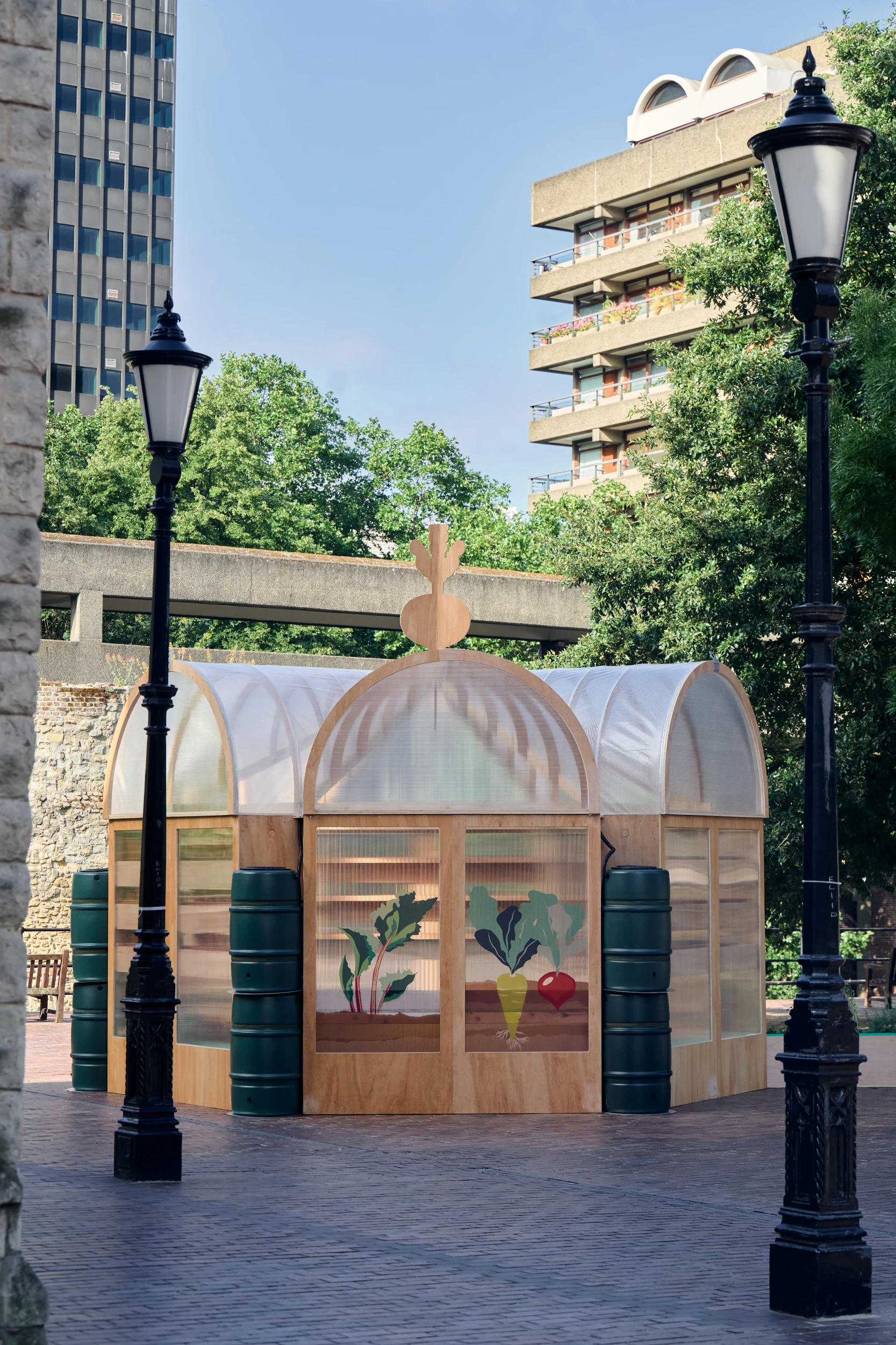 Studio Folk Architects and Raskl Bring Greenhouse Pavilion to the London Festival of Architecture