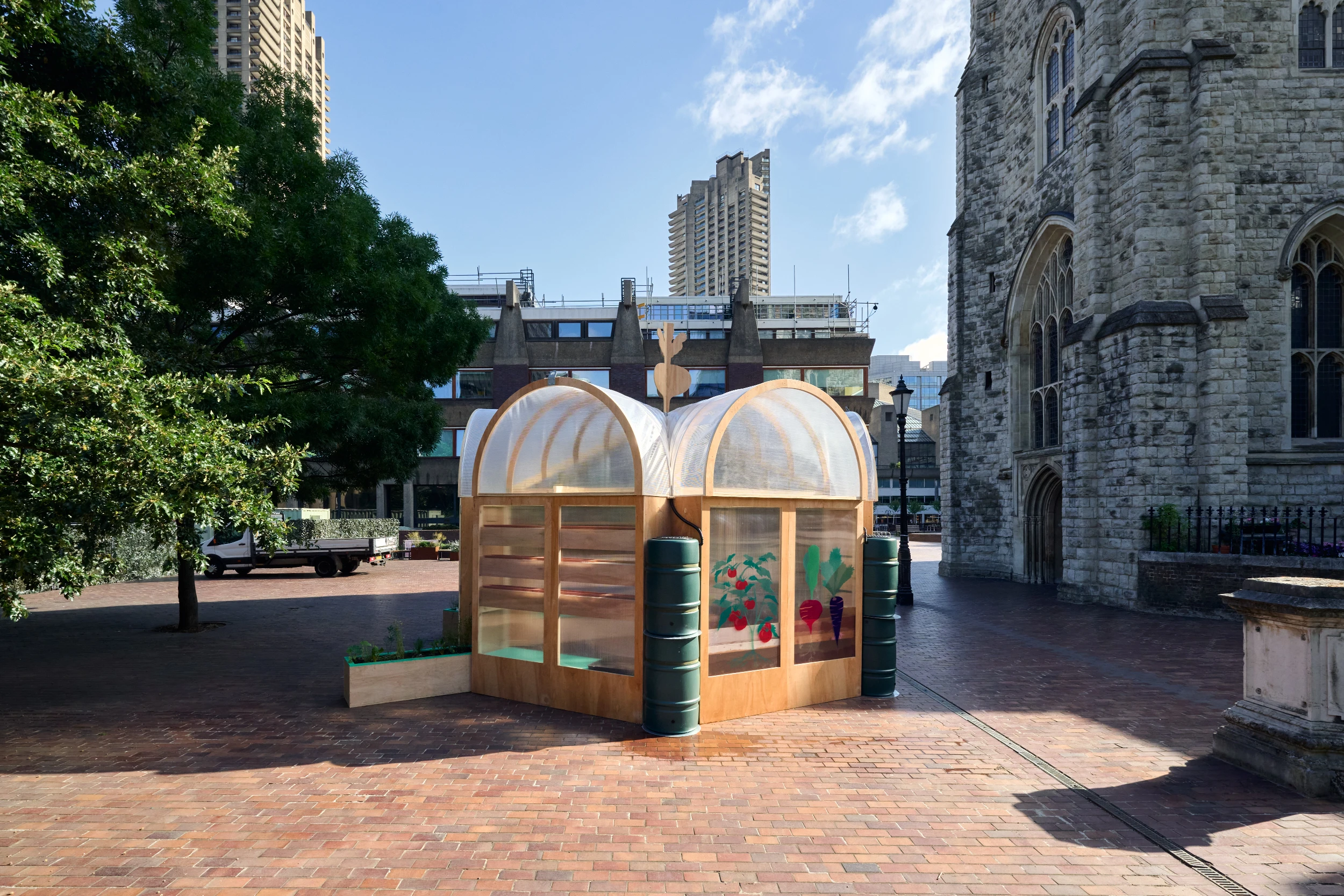 Studio Folk Architects and Raskl Bring Greenhouse Pavilion to the London Festival of Architecture