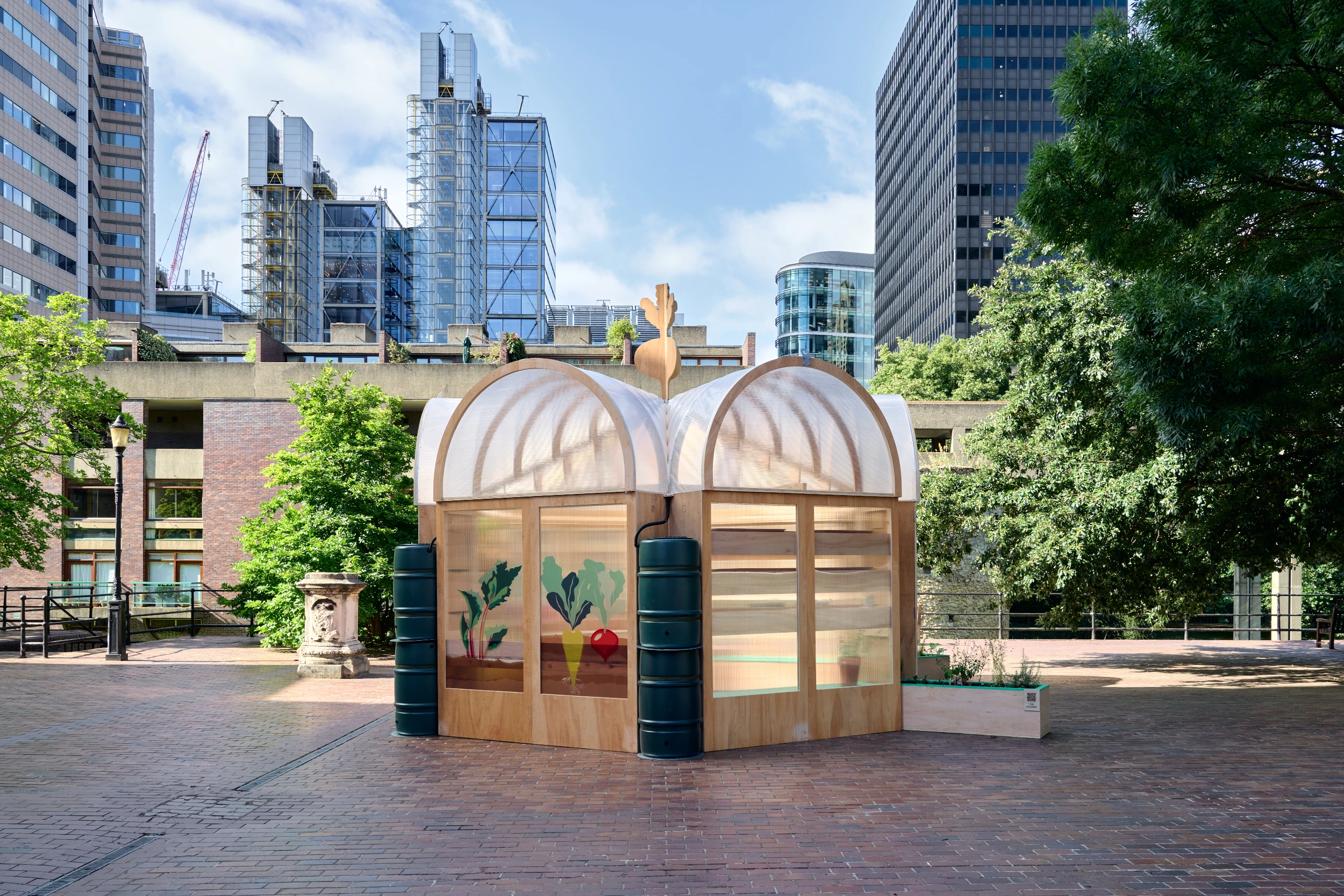 Studio Folk Architects and Raskl Bring Greenhouse Pavilion to the London Festival of Architecture