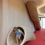Kéré Architecture Designs a Five-Storey Timber Kindergarten at TUM Built Around Play, Community and Care